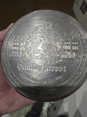 Chocolate box used for collection