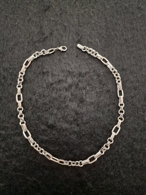 Vintage silver-tone necklace chain 45 cm like new