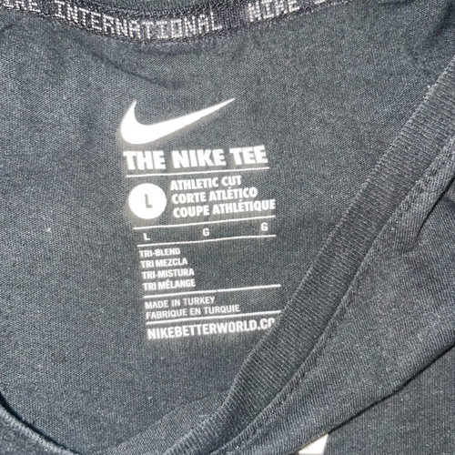 Nike T-shirt used, size L, black