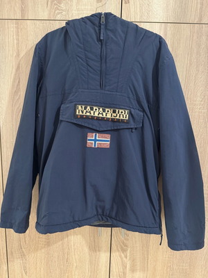 Napapijri Rainforest jacket dark blue size Medium like new
