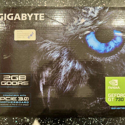Gigabyte GeForce GT 730 2GB GDDR5 graphics card like new