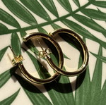 Authentic gold earrings