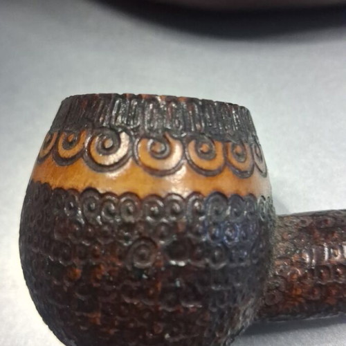 Savinelli and Handmade Tobacco Pipes with Wooden Stand, new