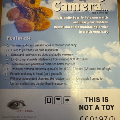 Child monitoring camera new, beautiful discreet design