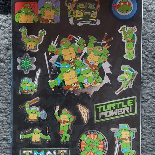 Teenage Mutant Ninja Turtles stickers new, pack of 200