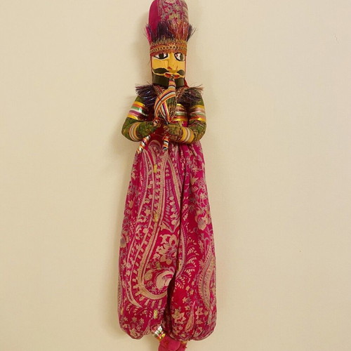 Vintage Banjara Indian Snake Charmer Marionette Puppet like new