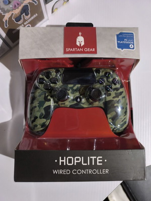 Spartan Gear Hoplite ενσύρματο gamepad μεταχειρισμένο για PC/PS4 Green Camo