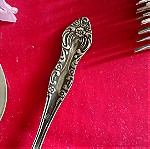  Σετ 24  επαργυρα μαχαιροπιρουνα vintage Σοβιετικά αχρησιμοποίητα κασετίνα