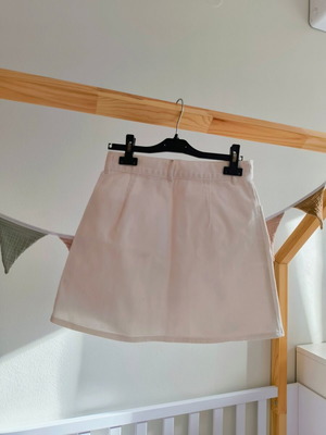 White denim skirt size S used with slight back mark