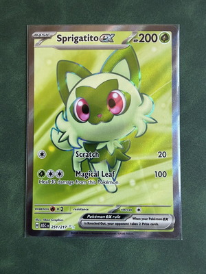 Pokémon TCG Sprigatito ex card new