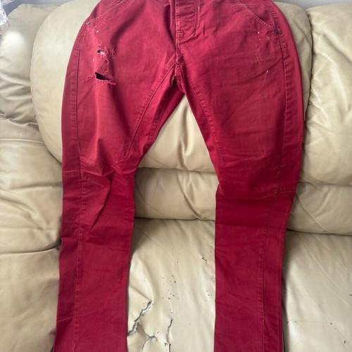 Tresor Jeans men's pants red like new, size 28