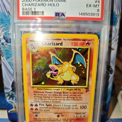 Charizard Base II #4 PSA 6 Pokemon card