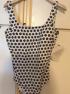Tory Burch one-piece swimsuit new, size S, black and white
