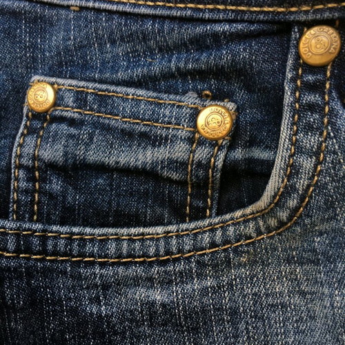 Dolce & Gabbana women's low rise jeans Y2K like new, size 34, blue