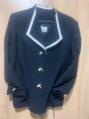 Fulvio Augustini jacket new blue with metal buttons