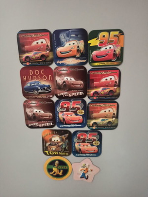 Μαγνητάκια McQueen και Disney, καινούργια, σετ 11 τεμαχίων