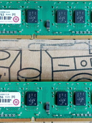 DDR3 Ram 4Gb 2x2Gb Transcend 1333MHz like new