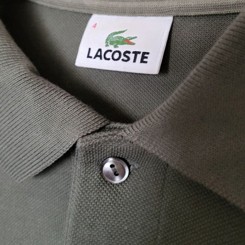 Lacoste polo khaki like new, size L