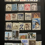 Stamps used Greek and foreign, album pack