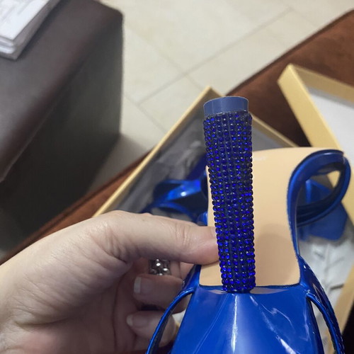 Menbur Royal Blue women's sandals new, size 37