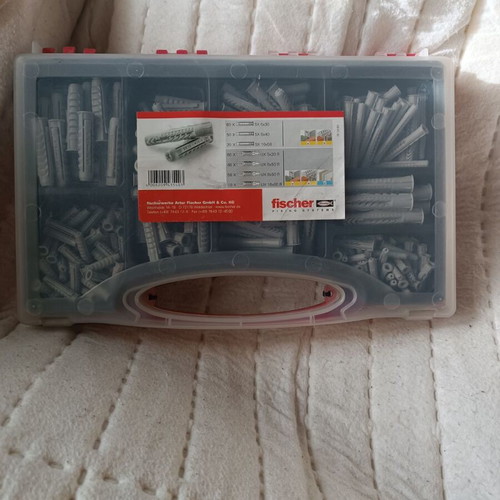 Fischer UX+SX plugs 290 pcs in durable box new