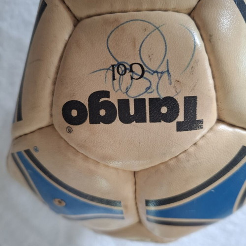 Vintage Adidas Tango Gol Football signed by 1990-1992 Tottenham Hotspur squad used