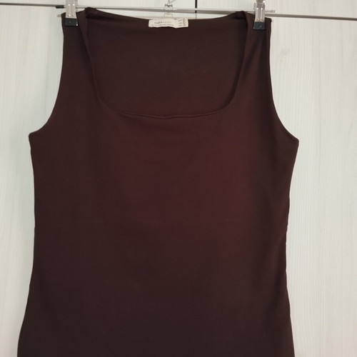 Zara blouse like new, brown, size L