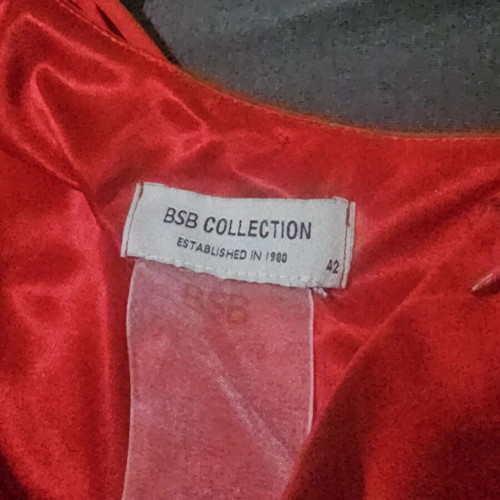 BSB women's maxi red dress, ancient Greek style
