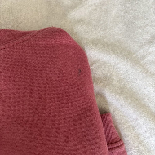 Kiabi unisex pink hoodie sweatshirt
