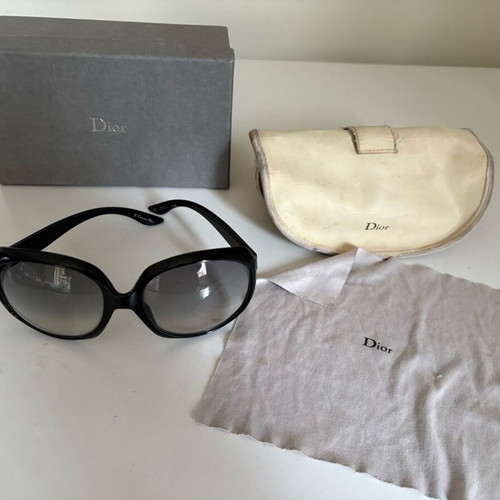 Christian Dior Glossy 1 oversized sunglasses, black