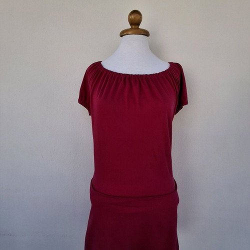 Benetton dress S fuchsia like new