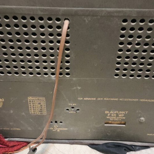 Blaupunkt F 511 WP used vintage tube radio 1950s