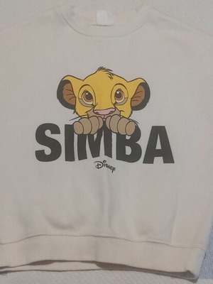 Παιδικό φούτερ zara kids - lion king - simba- 5 ετών - 110cm