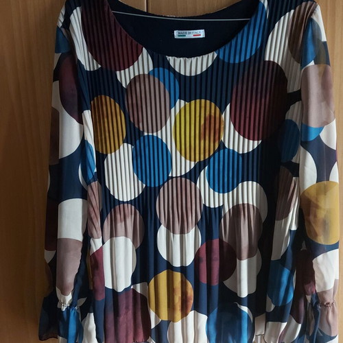 Blouse multicolored, like new, one size