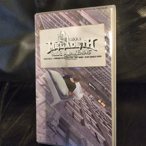 Megadeth Rude Awakening VHS used, excellent condition