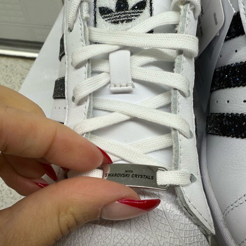 adidas gazelle silver green womens Swarovski Adidas Original Superstar