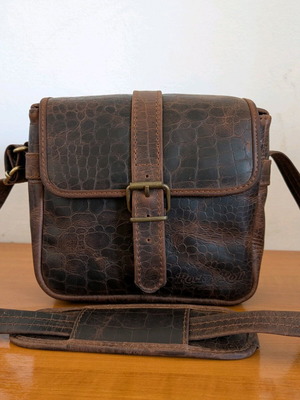 Rock & Roll leather camera bag used