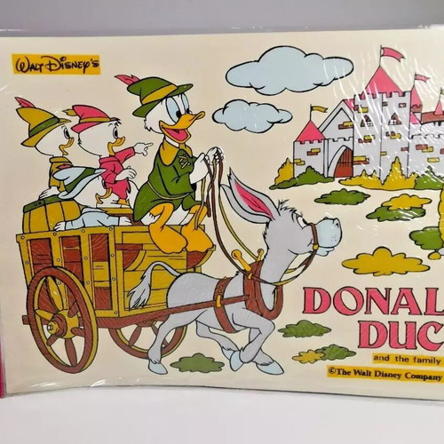 Donald Duck waterproof stickers for kids room 80s new