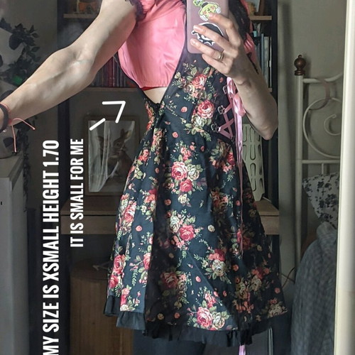 Coquette Dirndl Dress vintage style, used, size XXS