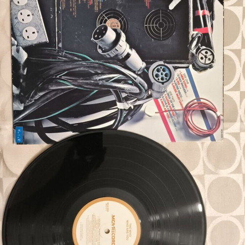 The Who vinyl records used, Tommy, Live at Leeds, Who are you, Who's next