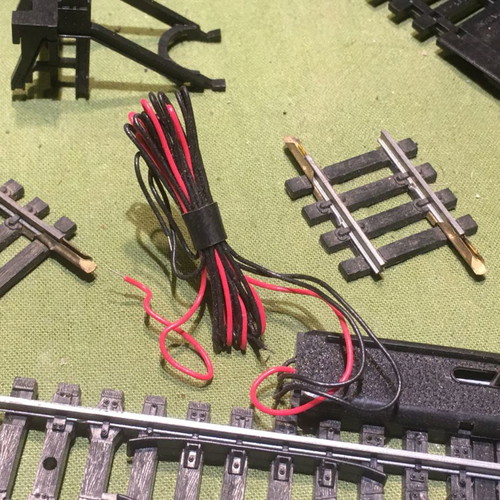 Jouef technical rails used, HO scale 1/87, pack of 12 pieces