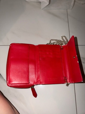Valentino shoulder bag, red, slight interior peeling