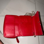 Valentino shoulder bag, red, slight interior peeling