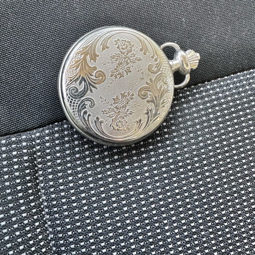 Vintage watch in excellent condition, authentic, silver