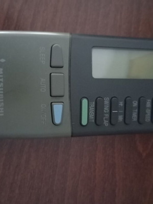 Mitsubishi air conditioner remote control like new, genuine