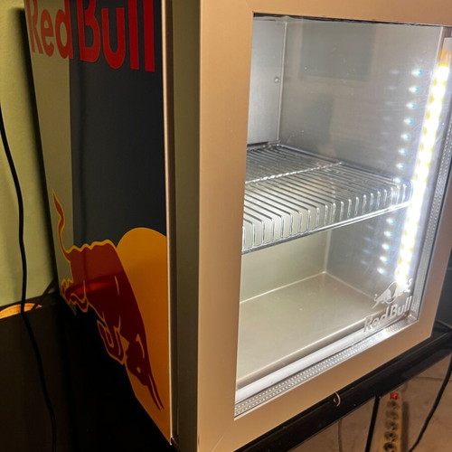Red Bull mini bar fridge