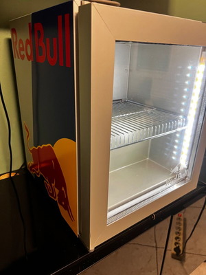 Red Bull mini bar fridge