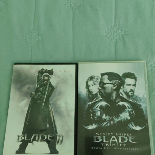 Blade 2 and Blade Trinity DVD used with subtitles