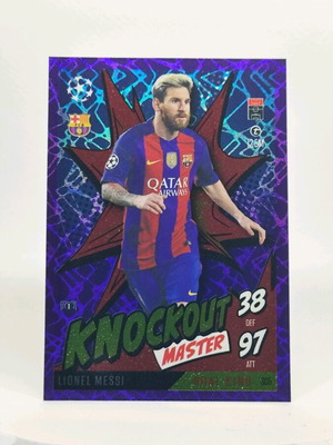 Messi Knockout Master συλλεκτική κάρτα σαν καινούργιο