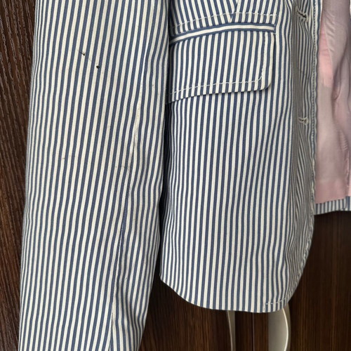 Tommy Hilfiger Striped Jacket Size S Like New Blue and White Spring